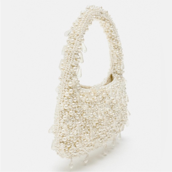 Zara PEARL SHOULDER BAG - Picture 4 of 5